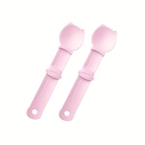 TEMU 고양이 간식 디스펜서 2개, 짜는 고양이 간식 스푼, 고양이 먹이 용품