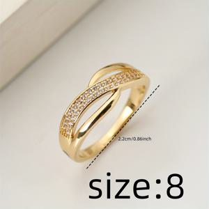 TEMU 세련되고 우아한 합성 지르코늄 스톤이 장식된 구리 반지. 파티, 졸업 파티, 크리스마스, 추수감사절, 일상 착용, 결혼식 또는 약혼 반지, 발렌타인데이 선물로 완벽합니다. 배터리 없이 10대에게 적합합니다.