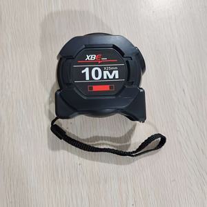 TEMU 393.7인치 고정밀 레이저 스프레이 코드 형광 코팅 자동 잠금 스틸 줄자, 블랙 골드 박스 측정, 내구성 좋은 줄자 1개|줄자