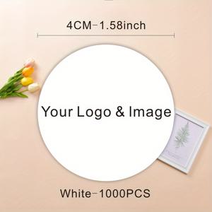 TEMU 로고 QR 코드 및 맞춤형 라벨용 맞춤형 자체 접착 스티커. 자체 접착식 및 재사용 불가. 원형. 상업용 브랜드 포장, 음료 컵, 커피 컵, 결혼식 및 생일 축하 행사용 선물 봉투에 적합. 원하는 텍스트로 커스터마이징 가능한 자체 접착식 라벨지. 14세 이상 사용 가능