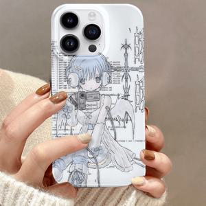 TEMU 휴대폰 케이스 - 귀엽고 예술적인 만화 테마의 한국 영화를 위한 휴대폰 케이스, 16, 15, 14, 13, 12, 11, 7, 8, PLUS, PRO, PROMAX, MINI, XMAX, XR, X, XS, SE 2, 그리고 SE 3 포함 모든 iPhone 모델과 호환