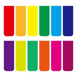 TEMU 12개 자석 책갈피 세트 - 학생, 교육자 및 일상 사용을 위한 튼튼한 종이 페이지 표시기