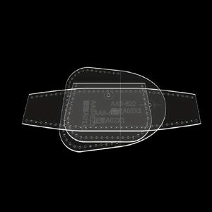 TEMU 헤드폰 및 데이터 케이블 보관 가방, 지갑 제작 패턴, 지갑 만들기, DIY 지갑 만들기 포함 가죽 제품 공예용 아크릴 템플릿