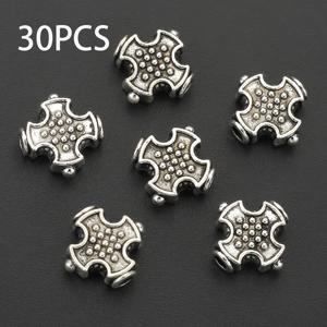 TEMU 30pcs 작은 구멍 크로스 스페이서 비즈 9mm 빈티지 합금 피어싱 점 U-형 느슨한 스페이서 비즈 평평한 비즈 작은 구멍 비즈 수제 비즈 수평 크로스 스페이서 비즈 펜던트 펜던트 직조 DIY 비즈 장식 보석 목걸이, 귀걸이, 팔찌, 열쇠 체인, 의류 액세서리 제작 재료 액세서리 휴일 선물 비즈 및 비즈 정렬