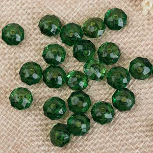 TEMU 6mm 수제 아크릴 투명 휠 비즈 1000개, 플랫 비즈, 모조 팔찌 커튼 비즈