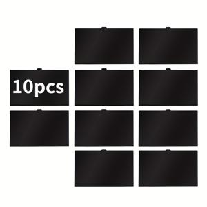 TEMU 10개 레이저 각인 금속 블랭크 명함 홀더, 홍보용 선물