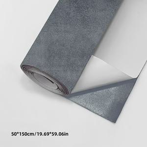 TEMU 1개 자가 접착 스웨이드 패치, 자가 접착 스웨이드 원단, 인조 스웨이드 가죽 수리 및 리노베이션, 차량 내부 개조, 도어 패널, 센터 콘솔, 암레스트 수리 패치