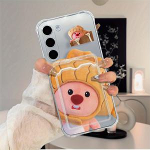 TEMU 전체 렌즈 커버가 있는 인기 카드 홀더 폰 케이스, 고급스럽고 우아한 디자인, 신선하고 세련된 제품. 사진과 카드를 보관할 수 있으며, 업그레이드된 보호 기능이 있는 높은 추천 제품. Samsung Galaxy A 시리즈 및 S 시리즈 모델과 호환 가능, 귀한 보호를 제공합니다.