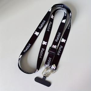 TEMU 카툰 패턴이 있는 다용도 휴대폰 끈 세트. 조절 가능한 스트랩과 크로스바디/목걸이 겸용 디자인, 모든 스마트폰에 적합