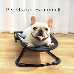 TEMU 소형견용 컴팩트 흔들 의자 해먹 - 세탁 가능한 커버가 있는 접이식 애완 동물 라운저 - 평온한 순간을 위한 미조립형 휴식용 쉐이커