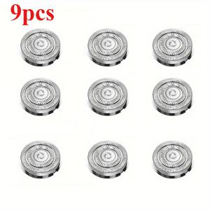 TEMU 필립스, 플라이코 등 호환 가능 탈착식 메쉬 모델용 전기면도기 교체날 3/6/9개 세트