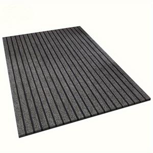 TEMU 초대형, 잘 자르는 긴 매트, 현관, 미끄럼 방지 주방 매트, 거실 발코니 입구 매트에 적합, 약 4mm 두께, TPR 바닥 및 폴리에스터 소재로 제작|발매트
