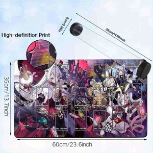 TEMU YGO 플레이 매트, 원형 저장 튜브 포장, 유 기 오 플레이 매트에 적합, MTG YGO TCG CCG 플레이 매트, 트레이딩 카드 게임과 호환되는 마우스 패드, 창의적인 선물