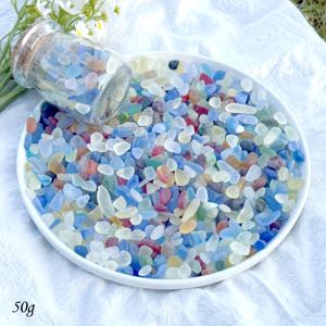 TEMU 혼합 캔디 컬러 프로스티드 바다유리 칩, 생동감 넘치는 멀티컬러 자갈, 꽃병 채우기, DIY 주얼리 만들기 재료, 수족관, DIY 공예, 홈 데코, 우아한 그릇 액센트, 핸드메이드 공예 재료, 선물, DIY 공예 재료