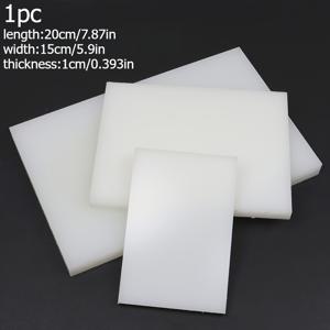 TEMU 펀칭 패드, 흰색 고무 시트 가죽, 원형 펀칭, 다지기, 도마, 수제 가죽 조각 도구 펀칭 패드