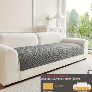 TEMU [그리드] 모던하고 스타일리시한 그리드 소파 쿠션, 사계절 모두에 적합한 범용 소파 커버, 반려동물 친화적, 세탁기 사용 가능, 미끄럼 방지 소파 커버, 거실의 1인용부터 4인용 소파까지 장식하기 위해 디자인됨|쇼파|쇼파커버|쇼파쿠션