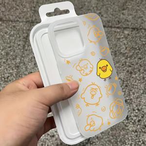 TEMU 폰 케이스: INS 스타일, 귀여운 카와이 만화 노란 병아리 폰 케이스, 아이폰 16 15 14 13 12 11 프로 맥스 XR XS X 7 8 플러스 호환, 소프트 TPU 매트 백 커버