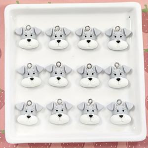 TEMU 12개입 귀여운 카와이 강아지 참 - 앉은/누운 레진 펜던트, DIY 액세서리 제작용, 귀걸이, 팔찌, 목걸이와 호환 가능 - 사랑스러운 애완동물 (공예용 저렴한 제품)