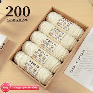 TEMU 세련되고 따뜻한 스웨터, 가디건, 스카프, 모자, 장갑, 울 바지, 무릎 보호대 및 가을, 겨울용 다양한 의류 또는 담요, 쿠션, 카펫, 수제 가방 제작을 위한 고품질 245 니딩 니들 알파카 울 얀|스카프|뜨개실