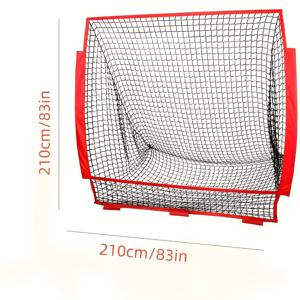 TEMU 야구 및 소프트볼용 교체 네트 (네트만 해당, 프레임 미포함). 7합 고강도 무절단 폴리에스터로 제작되었으며, 피칭, 타격 및 던지기 연습에 적합하며 7X7피트 사이즈에 적합하게 설계되었습니다.