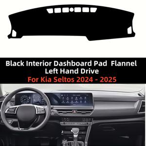 TEMU 2019년부터 2025년까지의 KIA 셀토스 모델용 대시보드 추가 장비 (선샤드 및 매트 포함)
