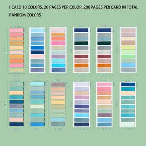 TEMU 1000개 파스텔 컬러 코딩 스티커 메모 - 레트로 유럽 디자인, 자체 접착 투명 라벨, 사무실/가정용, 공예, 색상 분류, 정리, , 빈티지 감성, 매끄러운 표면, 인덱스 탭, 오피스 프로페셔널