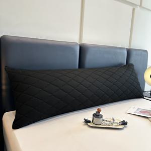 TEMU 1개 다색 2025 신상 디자인 롱 베개커버, 초소프트 & 통기성 좋은 커플용 여름 베개 커버 – 침실, 거실, 소파 또는 호텔 사용에 완벽한 올시즌 장식용 베개 보호대 (내부 충전재 미포함)