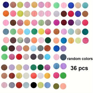 TEMU 36색 울 펠트 재료 패키지 36색 수제 DIY 니들 펠트 웻 펠트 컬러 울 세트 36개