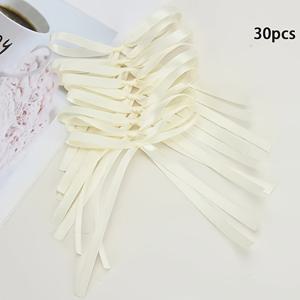 TEMU 30개 수제 리본 보우, 다양한 색상 – 선물 포장 DIY 공예, 웨딩 & 휴일 장식에 완벽. 내구성 강한 크리스마스 보우 타이와 플로럴 헤어 액세서리, 쉽게 조립 가능
