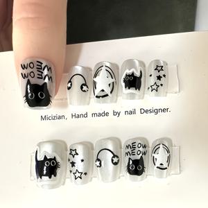 TEMU 프렌치 스퀘어 프레스온 네일 30개입, 스퀘어 모양 무광 아크릴 인조 네일, 짧은 길이 풀 커버 인조 네일, 여성 및 여성에게 적합, 살롱 웨딩 매니큐어, 간편한 부착 인조 네일, 네일 추가, 뷰티 향상