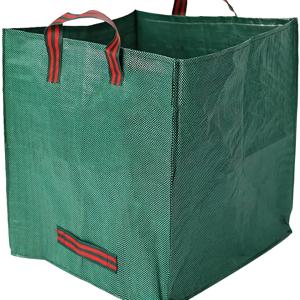 TEMU 재사용 가능한 야드 쓰레기 - 튼튼하고 접이식 정원 쓰레기, 강화된 손잡이 포함, 잔디밭, 수영장 및 가을 낙엽 청소에 적합, 튼튼한 손잡이 디자인