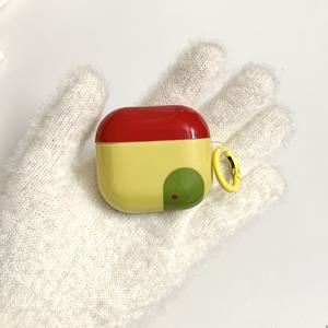 TEMU 심플 일러스트 하우스 + 원형 링 이어폰 케이스 (for AirPods Pro 2/Pro/4/3/2 호환) - 스타일리시 여성 이어버드 커버, 귀여운 에어팟 케이스, 에어팟 케이스, 에어팟 케이스, 에어팟 커버, 에어팟 프로 케이스, 이어버드 케이스 커버, 귀여운 공항 케이스, 케이스, 에어팟 케이스, 헤드폰 케이스