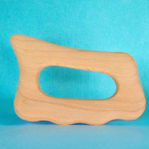 TEMU 휴대용 경량 비치 나무 마사지 도구 (바디 스타일링용), 스크래핑 도구 및 얼굴 및 몸 피부 관리를 위한 구아샤 기능 포함|괄사마사지