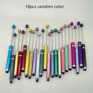 TEMU 18개 컬러 펜, 튼튼한 플라스틱 재질, 신학기 및 선생님 선물로 완벽한 문구 용품