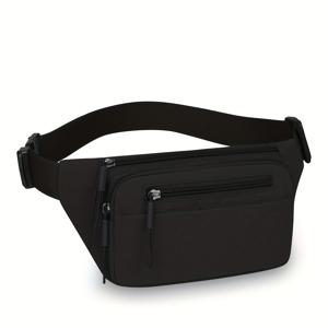 TEMU 패셔너블 캐주얼 허리 가방, 다기능 크로스바디 스포츠 벨트 백|힙색