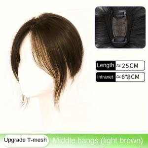 TEMU 클립인 뱅 헤어피스 - 자연스러운 무중량 루즈 컬리 가발 뱅 토퍼, 볼륨 & 스타일을 위한 클립인 프론토, 직모/웨이브/컬리 헤어에 적합
