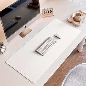 TEMU 1개 마우스 패드, 단색 , 방수, 사무실 노트북 컴퓨터, 학생 기숙사 공부 책상 매트|컴퓨터책상