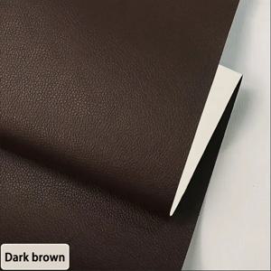 TEMU 대형 자가 점착 인조 가죽 수선 패치 - 다양한 색상으로 제공되며 부드럽고 매끄러운 질감을 특징으로 합니다. 가정용 소파, 가방, 신발의 스크래치, 마모 및 작은 구멍을 쉽게 수리할 수 있습니다.