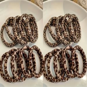 TEMU 20개 스타일 레트로 프린트 헤어 타이, 심플한 고탄력 타월 링 베이직 스타일 헤어 타이, 머리카락 손상 없음, 일상 매칭에 적합, 선물, 도매 리테일, 프린트 타이, 헤어 클립, 여성용 헤드밴드