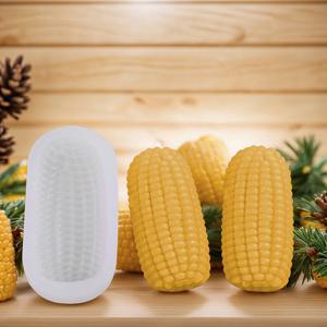 TEMU 시뮬레이션 소형 옥수수 실리콘 몰드, 양초 비누 클레이 공예품 제작 실리콘 몰드 1개