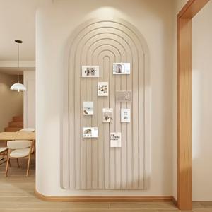 TEMU 대형 펠트 보드 디스플레이 벽, 장식 창의적인 메시지 보드, 즉석 사진 벽 배경, 아치형 펠트 벽 스티커, 드릴 불필요 디스플레이 보드, 앨범 벽, 테마 코르크 보드 및 메모 보드.