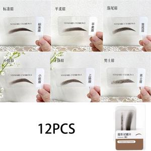 TEMU 재사용 가능한 속눈썹 연장 가이드, 12pcs - 모든 눈 모양에 적합한 궁극의 속눈썹 맵핑 & 스타일링 도구 | DIY 속눈썹 연장 키트 | 크리스마스, 할로윈, 추수감사절 선물 세트로 이상적