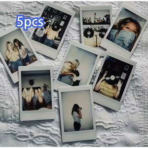 TEMU 8.6×5.4cm 맞춤 미니 즉석 사진 카드 (5개 또는 10개 세트) - 개인 맞춤 즉석 사진 스타일, 생일, 기념일, 반려동물 추모, 크리스마스에 적합