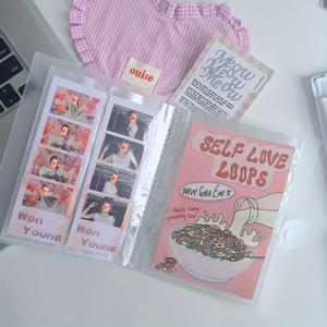 TEMU 6인치 대형 포토 앨범 & 4장 사진 카드 바인더 세트 - 스냅 버튼/ 페이지, 4슬롯 카드 홀더, 별 표시 섹션이 있는 헤비듀티 플라스틱 메모리 북, 스크랩북, 사진 보관, 수집품용 (바인더 호환 가능)|포카바인더