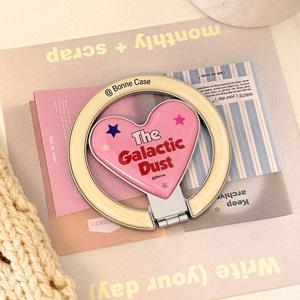 TEMU 미국 스타일 별 하트 마그네틱 스탠드, 접이식, 맥세이프 호환, 휴대용 및 조절 가능 휴대폰 거치대