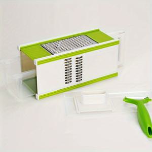 TEMU 사계절 사용 가능한 다기능 다용도 강판 및 사각 채칼 세트, 크리스마스와 할로윈 파티 용품으로 완벽!