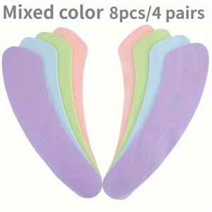 TEMU 8개 세트 변기 시트 패드, 사계절에 적합한 다용도 접착 쿠션, 방수 플러시 쿠션 링, 접착식 변기 시트 커버, 변기 시트 매트, 스티커, 범용 디자인, 미끄럼 방지 소프트 링|변기커버