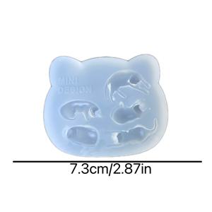 TEMU 레진 캐스팅 몰드 레진 캐스팅 몰드 실리콘 몰드 액세서리 레진 키체인 실리콘 몰드 레진 몰드