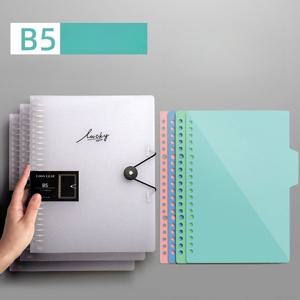 TEMU 바인더 노트 B5 A4 다이어리 내부 섹션 커버 노트장 저널 정리함 사무용품