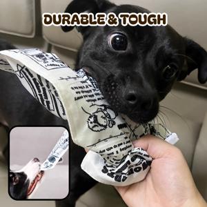 TEMU 2개입 강아지 장난감, 크링크리 종이 포함, 튼튼하고 삑삑거리는 소리, 씹고 재미를 본 디자인, 모든 견종에 적합, 애완용품, 배터리 없음